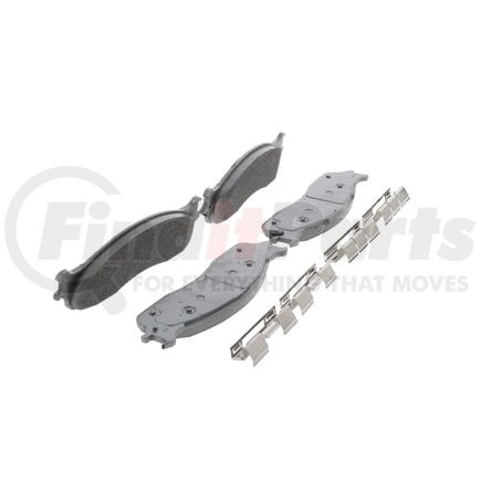 MX965 by WAGNER - Wagner Brake ThermoQuiet MX965 Semi-Metallic Disc Brake Pad Set