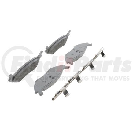 MX967A by WAGNER - Wagner Brake ThermoQuiet MX967A Semi-Metallic Disc Brake Pad Set