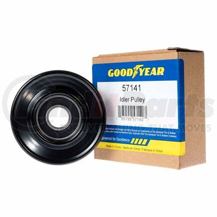 57141 by GOODYEAR BELTS - Accessory Drive Belt Idler Pulley - 3.22 in. Outside Diameter