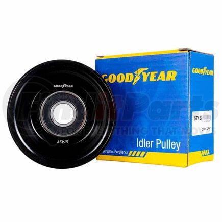 57427 by GOODYEAR BELTS - Accessory Drive Belt Idler Pulley - 3.54 in. Outside Diameter