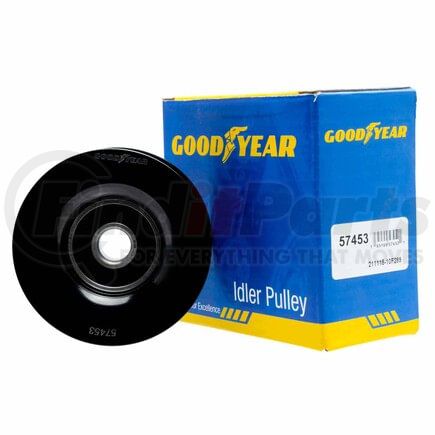 57453 by GOODYEAR BELTS - Accessory Drive Belt Idler Pulley - 2.74 in. Outside Diameter