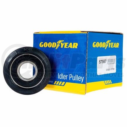 57567 by GOODYEAR BELTS - Accessory Drive Belt Idler Pulley - 2.15 in. Outside Diameter