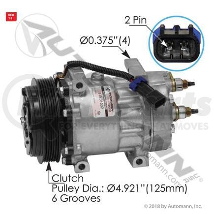 830.31002 by AUTOMANN - AIR CONDITIONING COMPRESSOR 7H