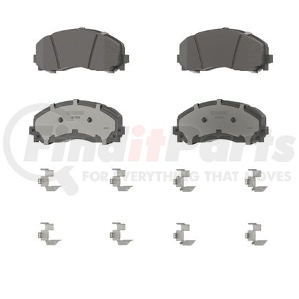 OEX1691M by WAGNER - OEX Semi - Met Disc Pad Set