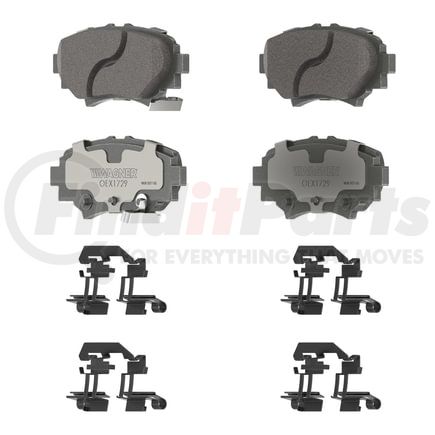 Wagner OEX1729 Disc Brake Pad Set OEX Ceramic Brake Pad