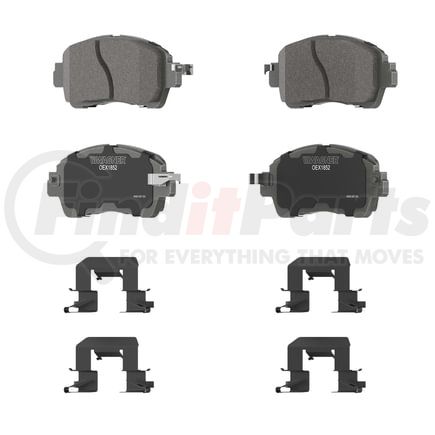 OEX1852 by WAGNER - OEX Ceramic Brake Pad
