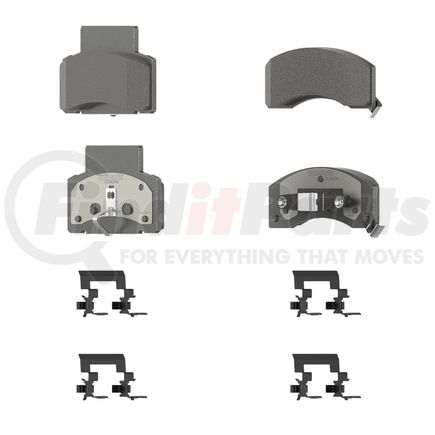 OEX459M by WAGNER - OEX Semi-Met Brake Pad