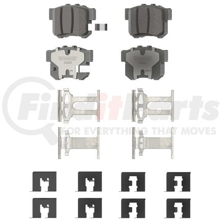 OEX537 by WAGNER - CERAMIC DISC PAD SET