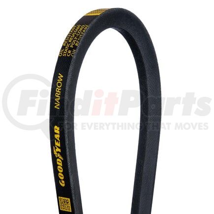 3V1000 by GOODYEAR BELTS - Narrow  Wrapped V-Belt: 3V Profile, 100" Effective Length