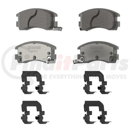 OEX714 by WAGNER - OEX Ceramic Brake Pad