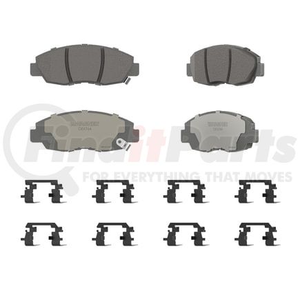 OEX764 by WAGNER - OEX Ceramic Brake Pad