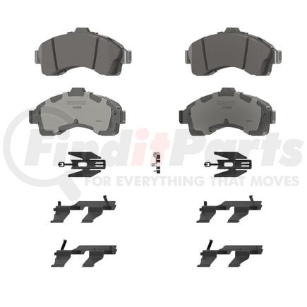 Wagner OEX882M Disc Brake Pad Set OEX Semi-Met Brake Pad