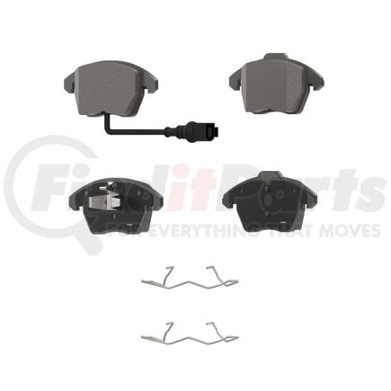 QC1107 by WAGNER - Wagner Brake ThermoQuiet QC1107 Ceramic Disc Brake Pad Set