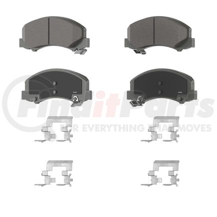 QC1159 by WAGNER - Wagner Brake ThermoQuiet QC1159 Ceramic Disc Brake Pad Set