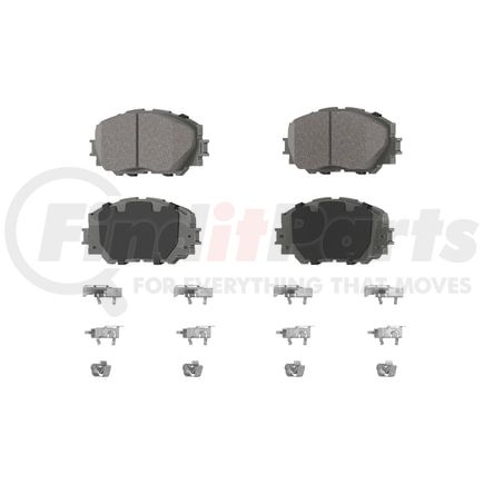 QC1210 by WAGNER - Wagner Brake ThermoQuiet QC1210 Ceramic Disc Brake Pad Set