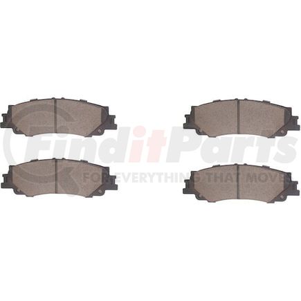 1400-2439-00 by DYNAMIC FRICTION COMPANY - Ultimate Duty Performance Brake Pads