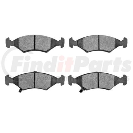 1551-0766-00 by DYNAMIC FRICTION COMPANY - 5000 Advanced Brake Pads - Ceramic