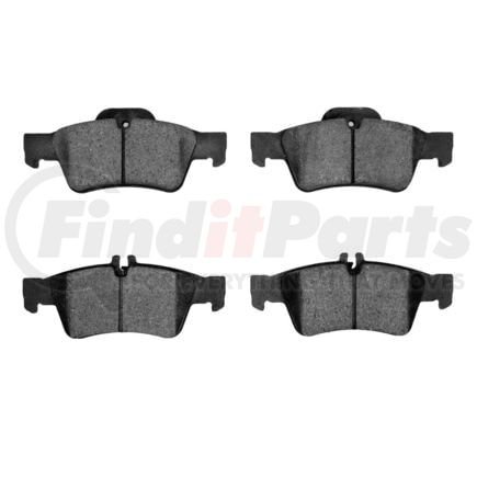 1551-0986-00 by DYNAMIC FRICTION COMPANY - 5000 Advanced Brake Pads - Ceramic