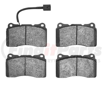 1551-1016-00 by DYNAMIC FRICTION COMPANY - 5000 Advanced Brake Pads - Low Metallic