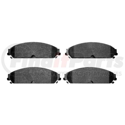 1551-1058-00 by DYNAMIC FRICTION COMPANY - 5000 Advanced Brake Pads - Ceramic