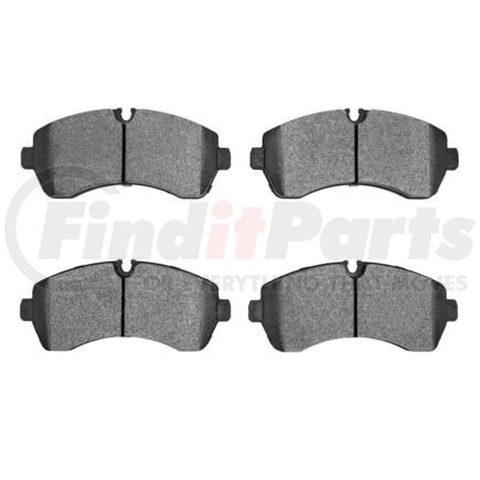 1551-1268-00 by DYNAMIC FRICTION COMPANY - 5000 Advanced Brake Pads - Semi Metallic