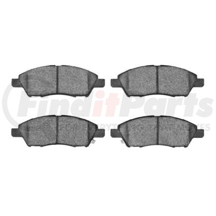 1551-1592-00 by DYNAMIC FRICTION COMPANY - 5000 Advanced Brake Pads - Ceramic