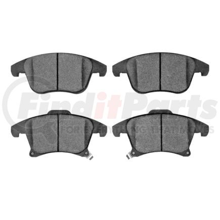 1551-1653-00 by DYNAMIC FRICTION COMPANY - 5000 Advanced Brake Pads - Ceramic