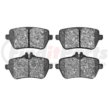 1551-1689-00 by DYNAMIC FRICTION COMPANY - 5000 Advanced Brake Pads - Low Metallic