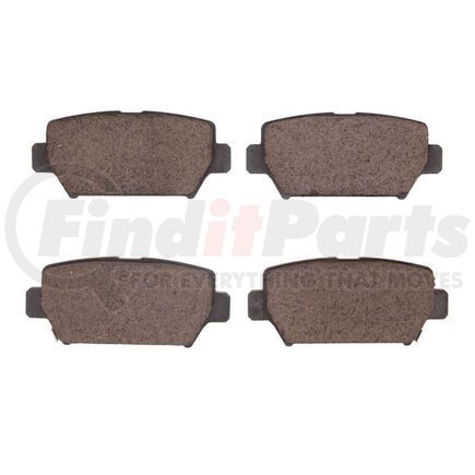 1551-2156-00 by DYNAMIC FRICTION COMPANY - 5000 Advanced Brake Pads - Ceramic