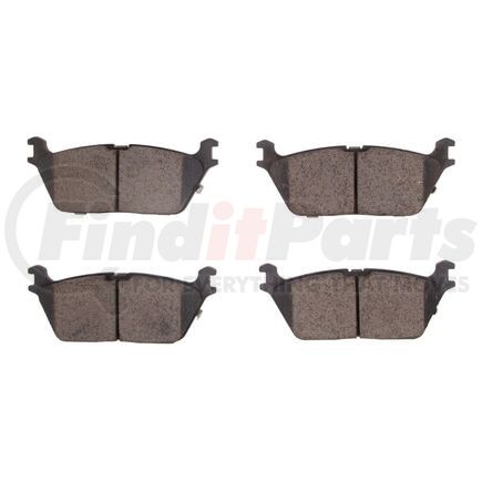 1551-2169-00 by DYNAMIC FRICTION COMPANY - 5000 Advanced Brake Pads - Ceramic