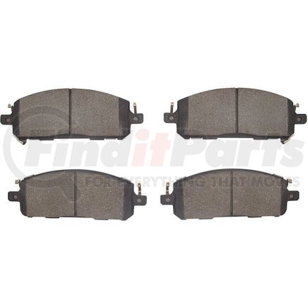 1551-2413-00 by DYNAMIC FRICTION COMPANY - 5000 Advanced Brake Pads - Ceramic