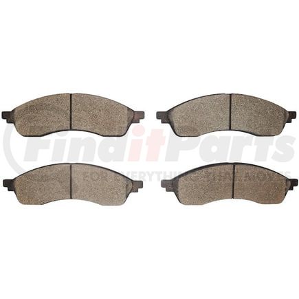 1551-2427-00 by DYNAMIC FRICTION COMPANY - 5000 Advanced Brake Pads - Ceramic