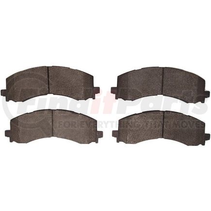 1551-2428-00 by DYNAMIC FRICTION COMPANY - 5000 Advanced Brake Pads - Semi Metallic