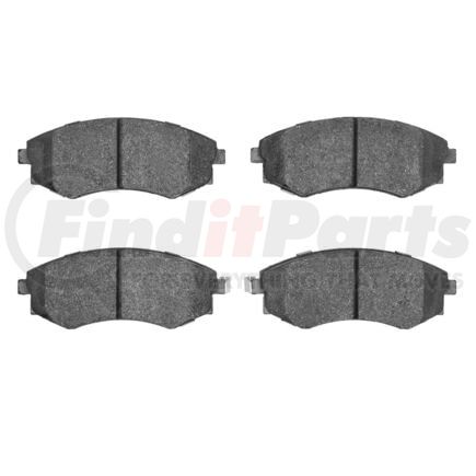 1552-0700-00 by DYNAMIC FRICTION COMPANY - 5000 Advanced Brake Pads - Semi Metallic