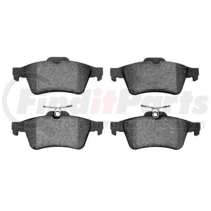 1552-1095-00 by DYNAMIC FRICTION COMPANY - 5000 Advanced Brake Pads - Low Metallic