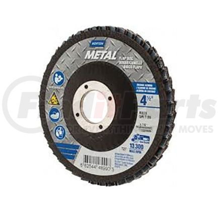 662544-48990 by NORTON - ABRASIVE FLAP DISC 4-1/2 " X7/8" 80 GRT TYPE 27 M