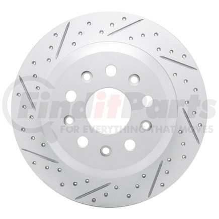 830-42041L by DYNAMIC FRICTION COMPANY - Geoperformance Rotor - Drilled and Slotted