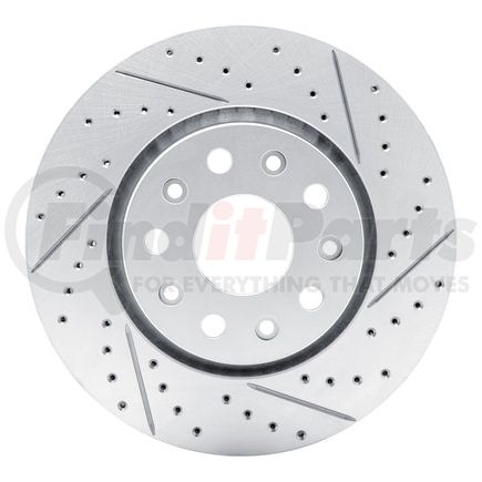 830-42038R by DYNAMIC FRICTION COMPANY - Geoperformance Rotor - Drilled and Slotted