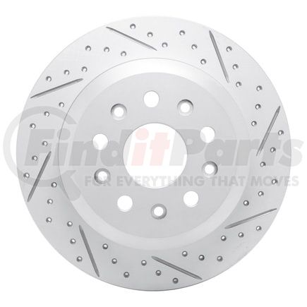 830-42041R by DYNAMIC FRICTION COMPANY - Geoperformance Rotor - Drilled and Slotted