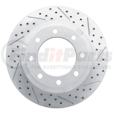 830-54227R by DYNAMIC FRICTION COMPANY - Geoperformance Rotor - Drilled and Slotted