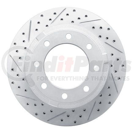 830-54227L by DYNAMIC FRICTION COMPANY - Geoperformance Rotor - Drilled and Slotted