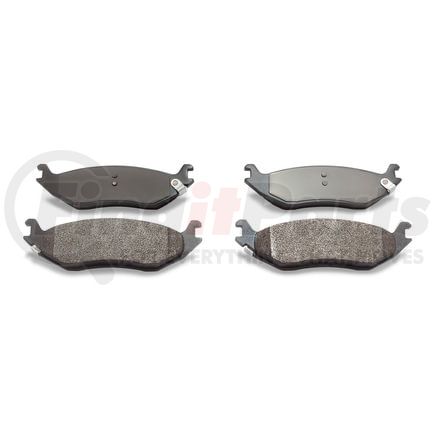 1551-0898-00 by DYNAMIC FRICTION COMPANY - 5000 Advanced Brake Pads - Semi Metallic