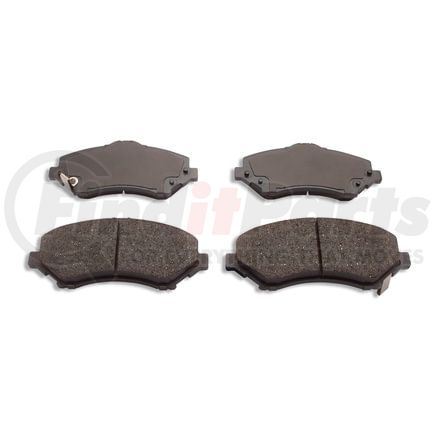 1551-1273-00 by DYNAMIC FRICTION COMPANY - 5000 Advanced Brake Pads - Ceramic