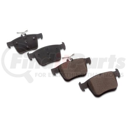 1551-1761-00 by DYNAMIC FRICTION COMPANY - 5000 Advanced Brake Pads - Ceramic