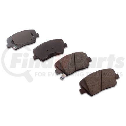 1551-1815-00 by DYNAMIC FRICTION COMPANY - 5000 Advanced Brake Pads - Ceramic