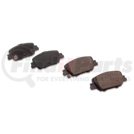 1551-2037-00 by DYNAMIC FRICTION COMPANY - 5000 Advanced Brake Pads - Ceramic