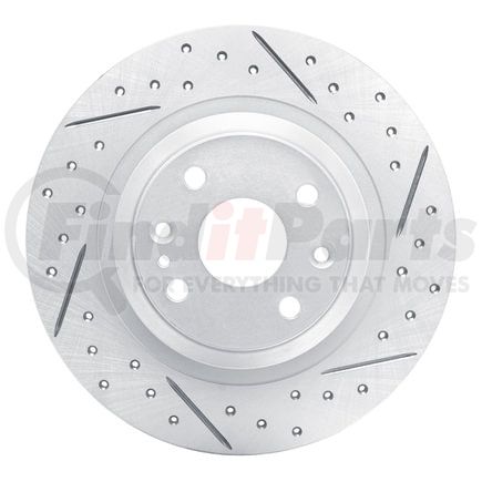 830-80037R by DYNAMIC FRICTION COMPANY - Geoperformance Rotor - Drilled and Slotted