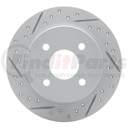 830-80072L by DYNAMIC FRICTION COMPANY - Geoperformance Rotor - Drilled and Slotted