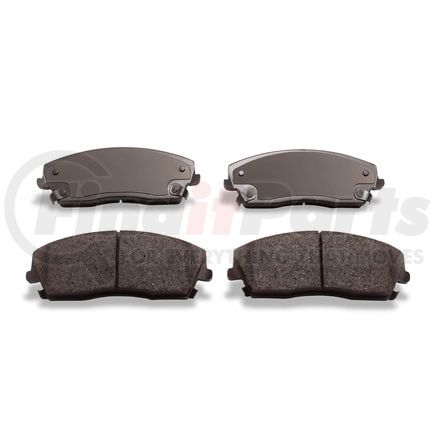 1551-1056-00 by DYNAMIC FRICTION COMPANY - 5000 Advanced Brake Pads - Ceramic