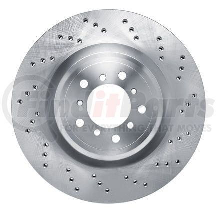 62031086D by DYNAMIC FRICTION COMPANY - Disc Brake Rotor - Drilled